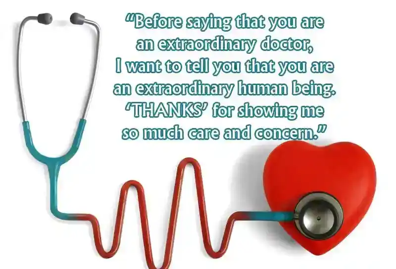 Thank you doctor messages