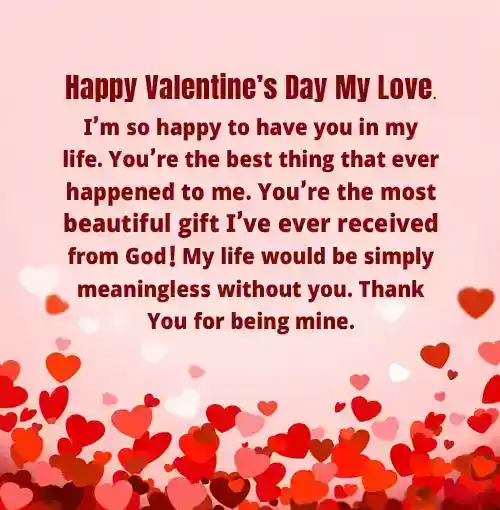 cute valentines paragraph for her