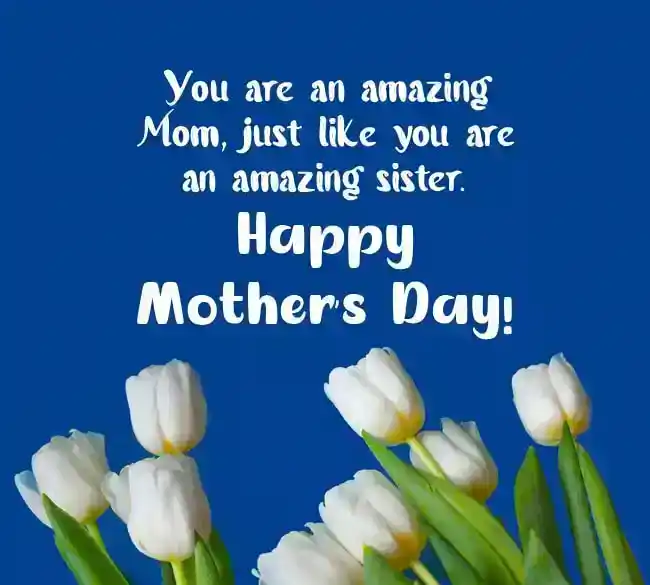 happy mothers day sister