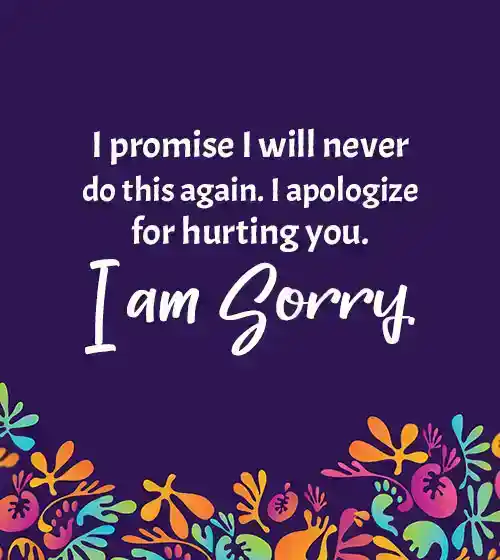 sorry message to wife