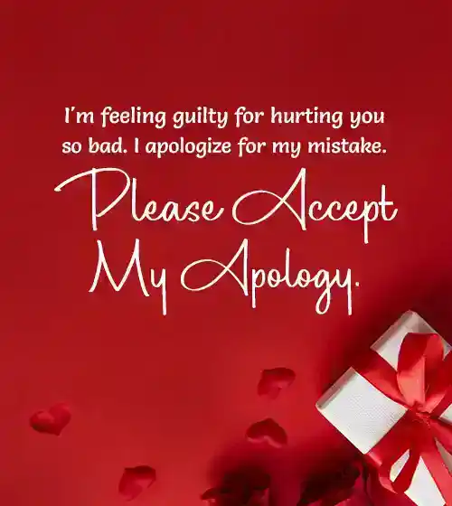 Apology Message to My Wife for Hurting Her