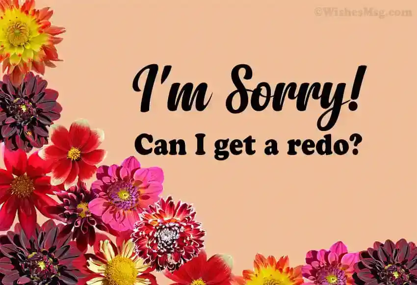 Sorry Message for Her