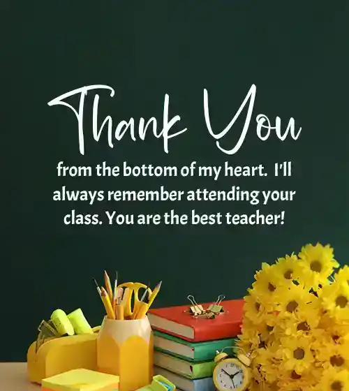 words of gratitude for teachers