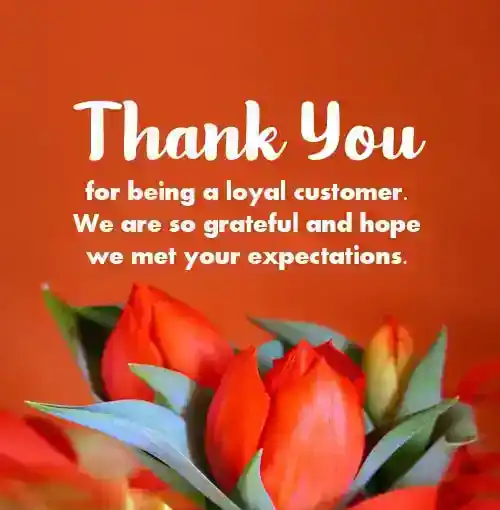 thank you notes for customer appreciation