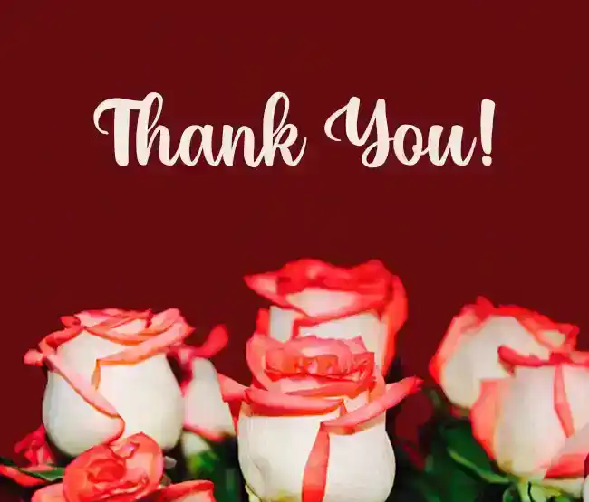 thank you message