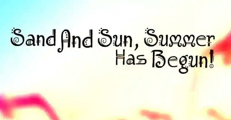 Sand-And-Sun-Summer-Has-Begun