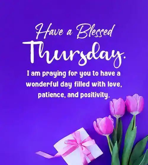 thursday morning greetings and blessings