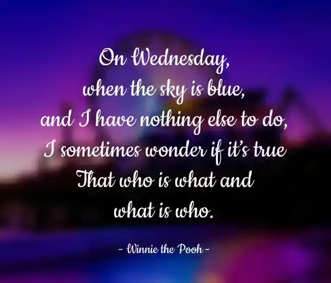Quotes About Wednesday